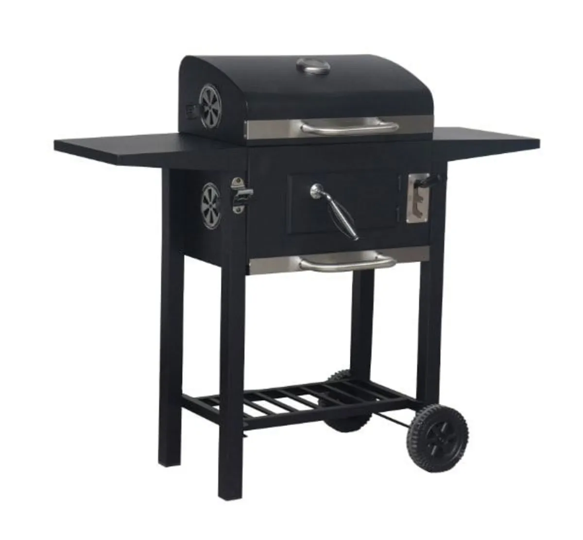 Alvaro Large Charcoal Garden Grill with Lid - Image 2