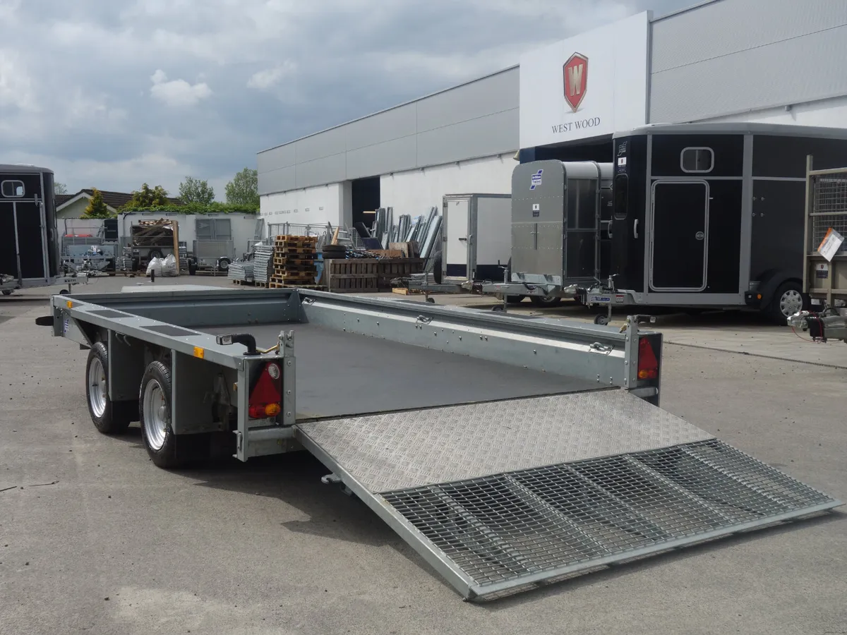 T10007 Used GX126 13' x6' Plant  Ifor Williams - Image 3