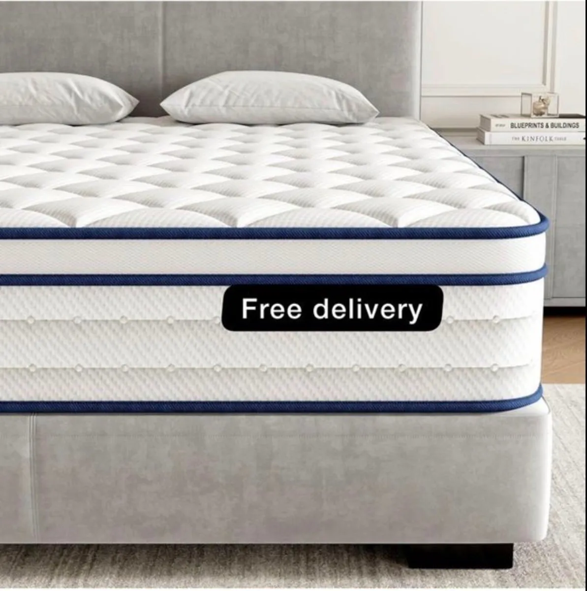 Double Mattress 4FT6, Memory Foam and 7-Zone Pocke - Image 1