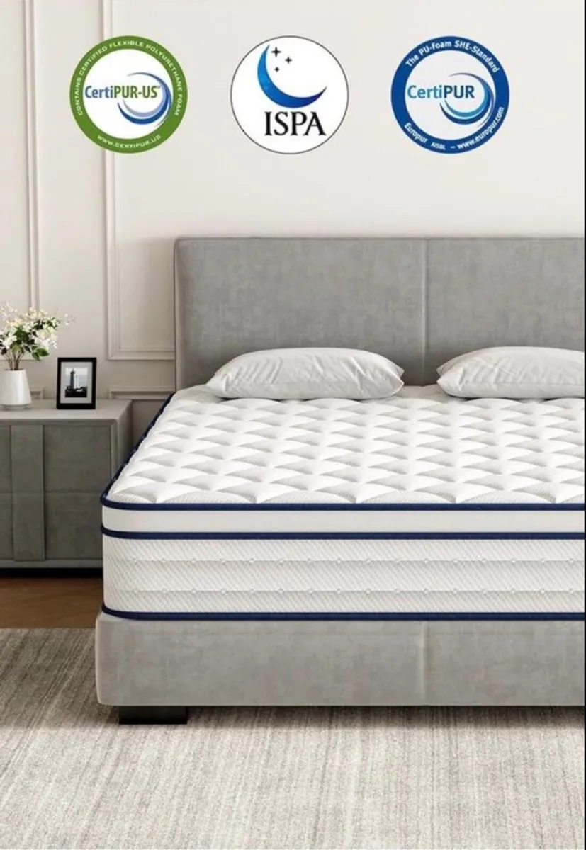 Double Mattress 4FT6, Memory Foam and 7-Zone Pocke - Image 4