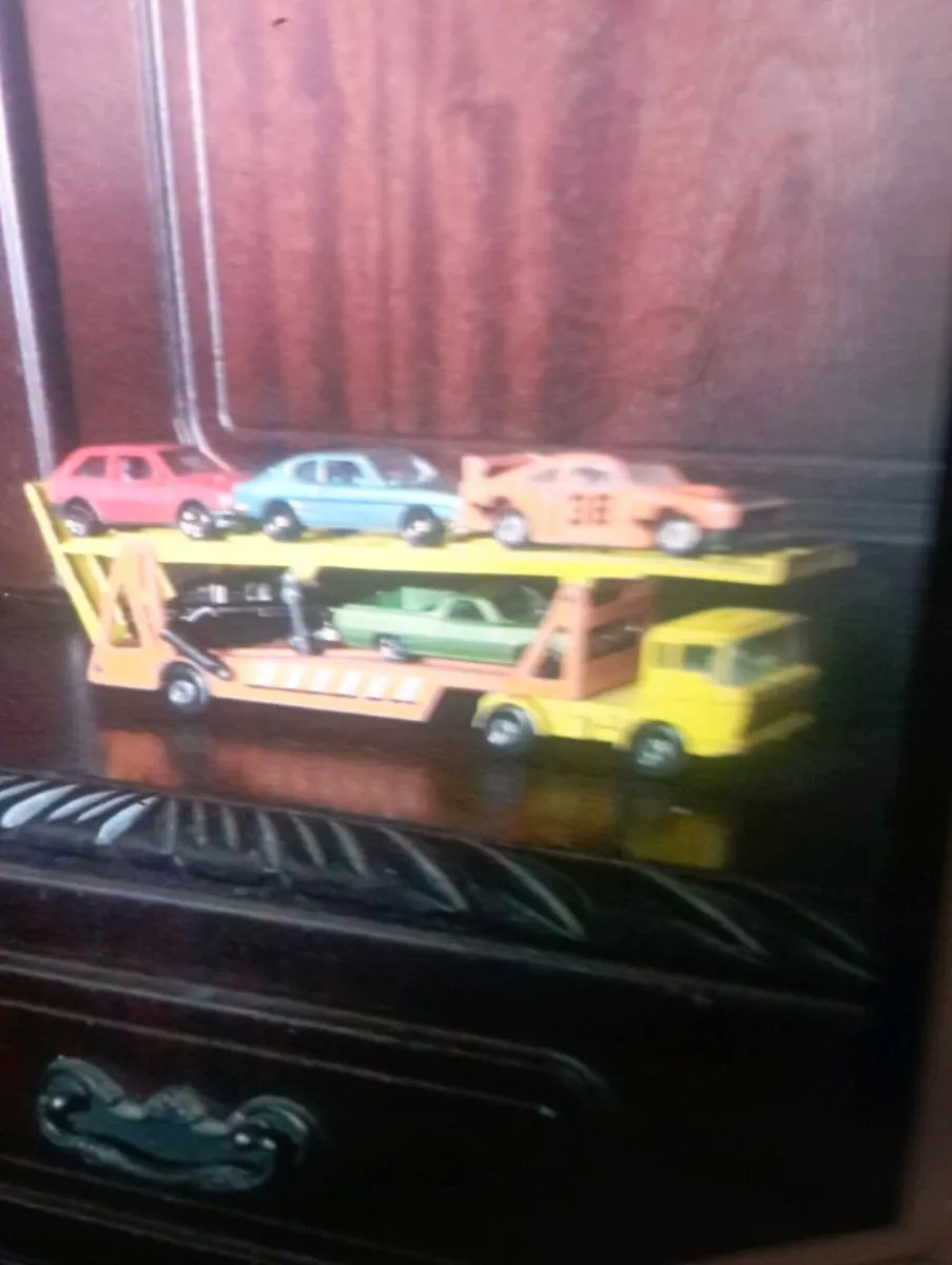 RARE VINTAGE SUPER  KINGS DAF CAR TRANSPORTER - Image 2