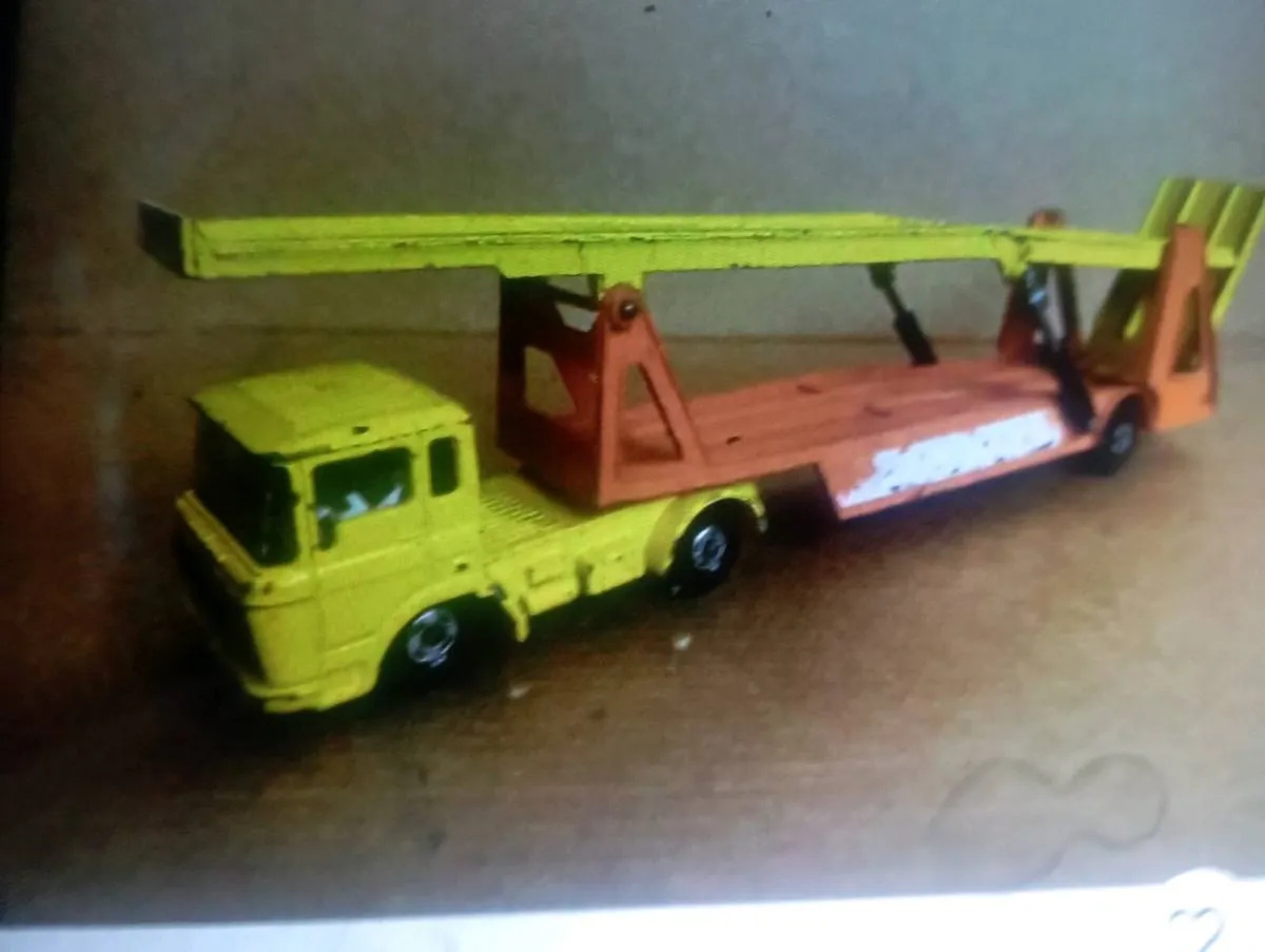 RARE VINTAGE SUPER  KINGS DAF CAR TRANSPORTER - Image 3