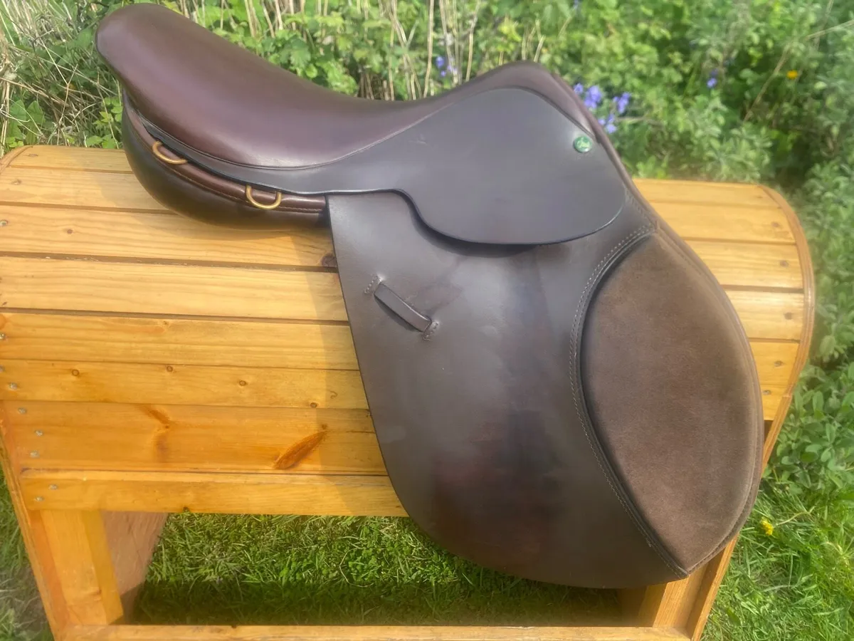 Ideal close contact jumping saddle 16.5-17” - Image 1