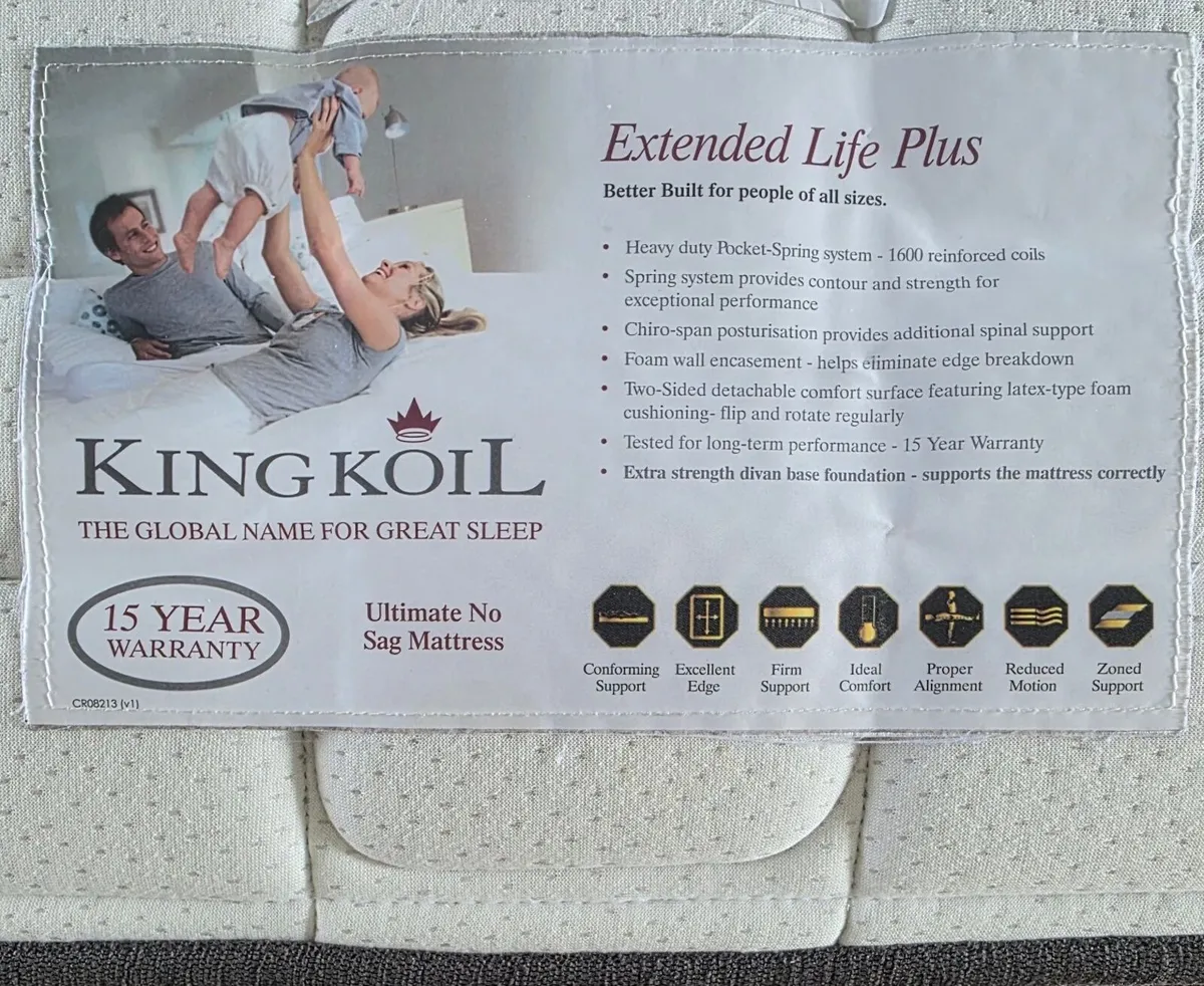 KingKoil 6ft (Super King) Mattress Firm - Image 2