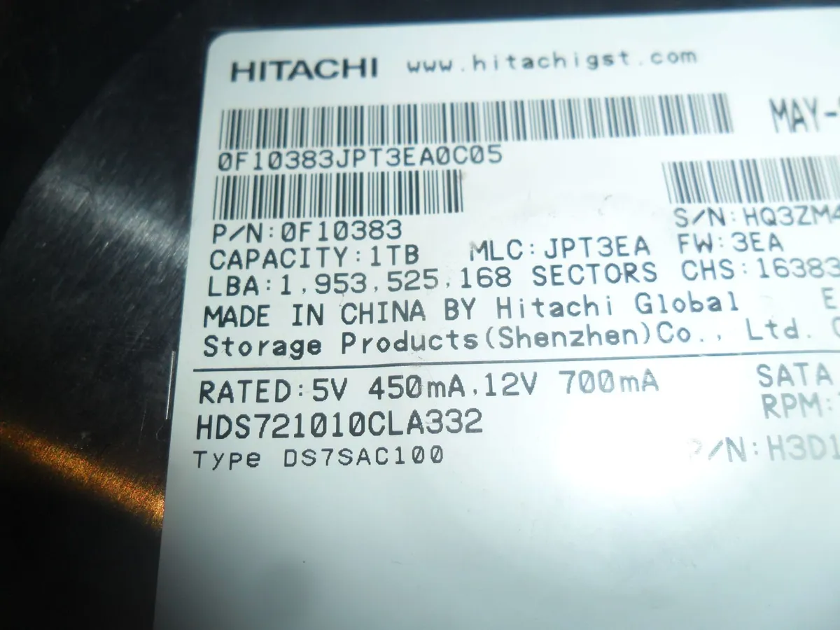 Hitachi Hdd 1 TB - Image 4