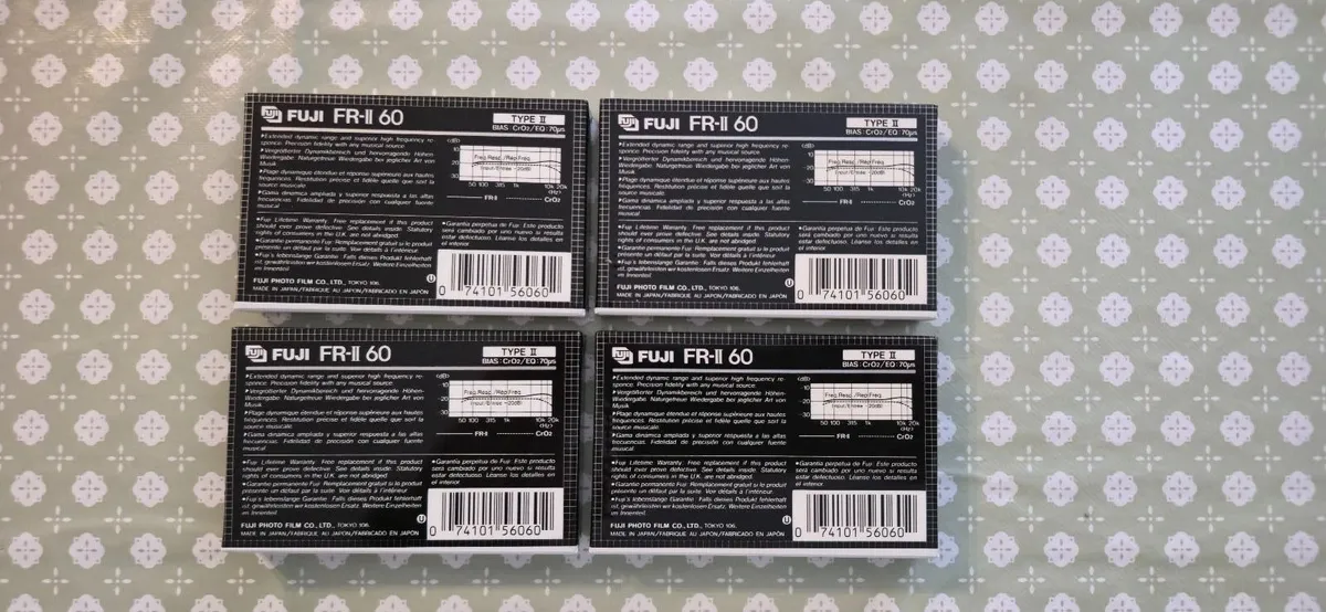 FUJI FR-II  Hi CLASS TAPE CASETTE  CHROME TYPE II - Image 4