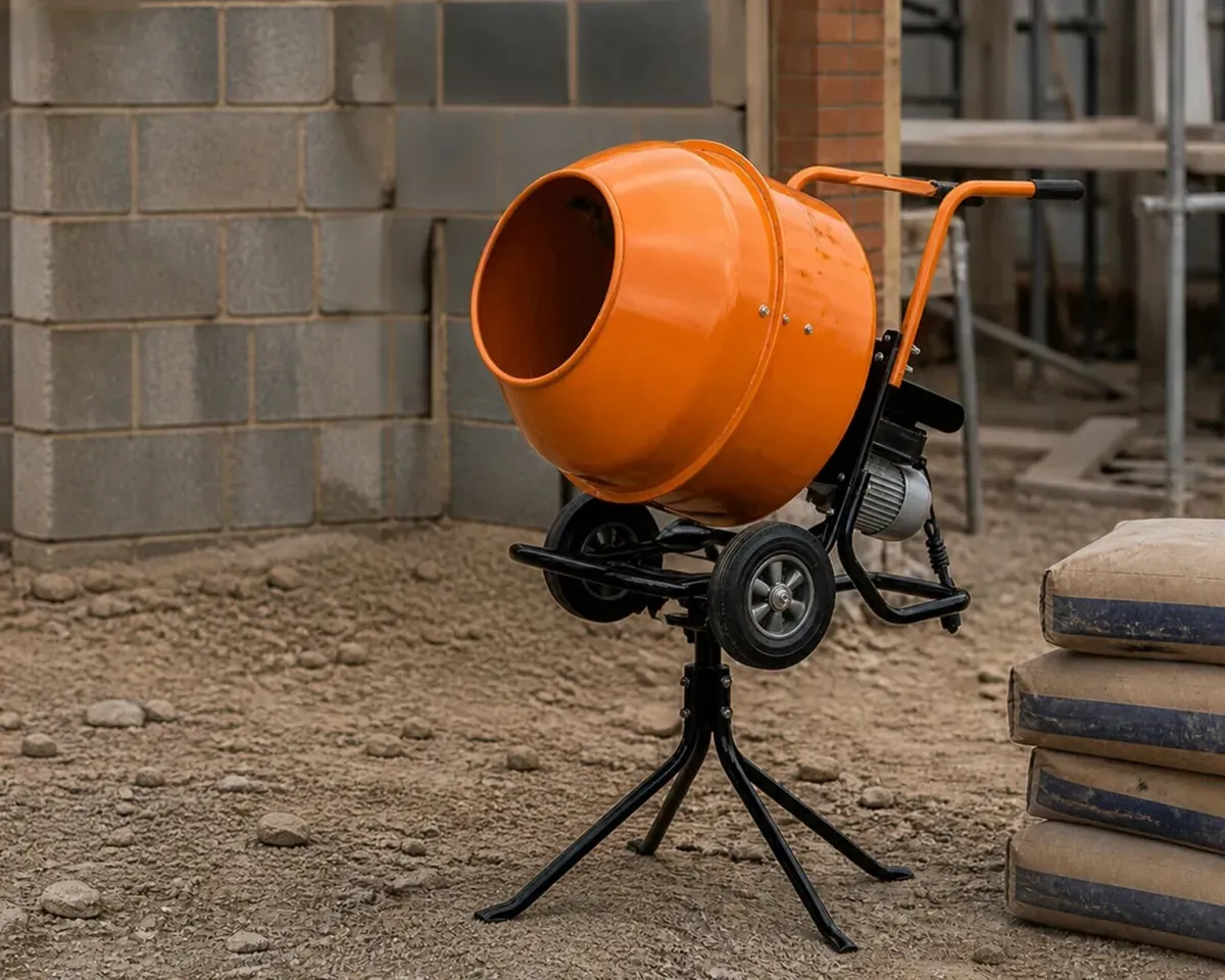 240V Cement Mixer 140L - Image 3
