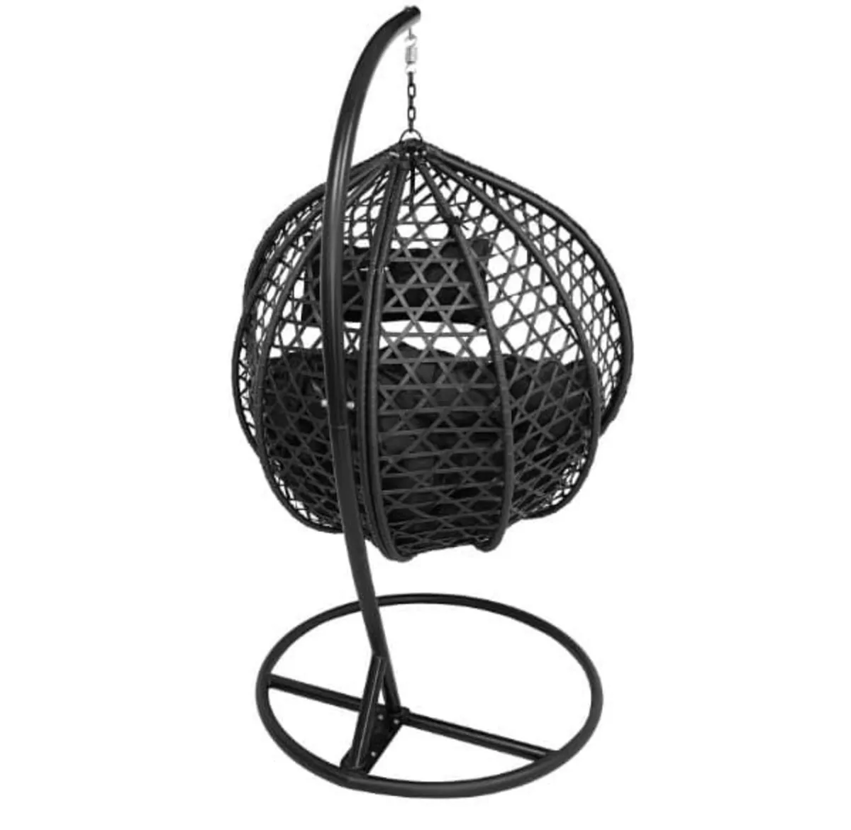 Tropikal Black Hanging Egg Chair - Image 2