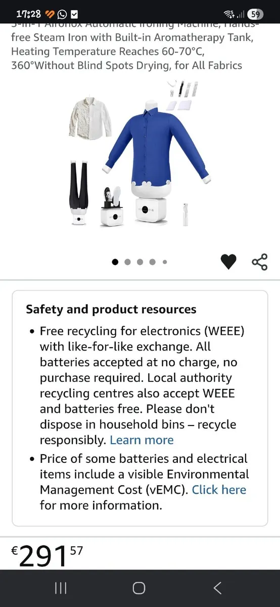 Automatic ironing machine 3 in 1 - Image 2