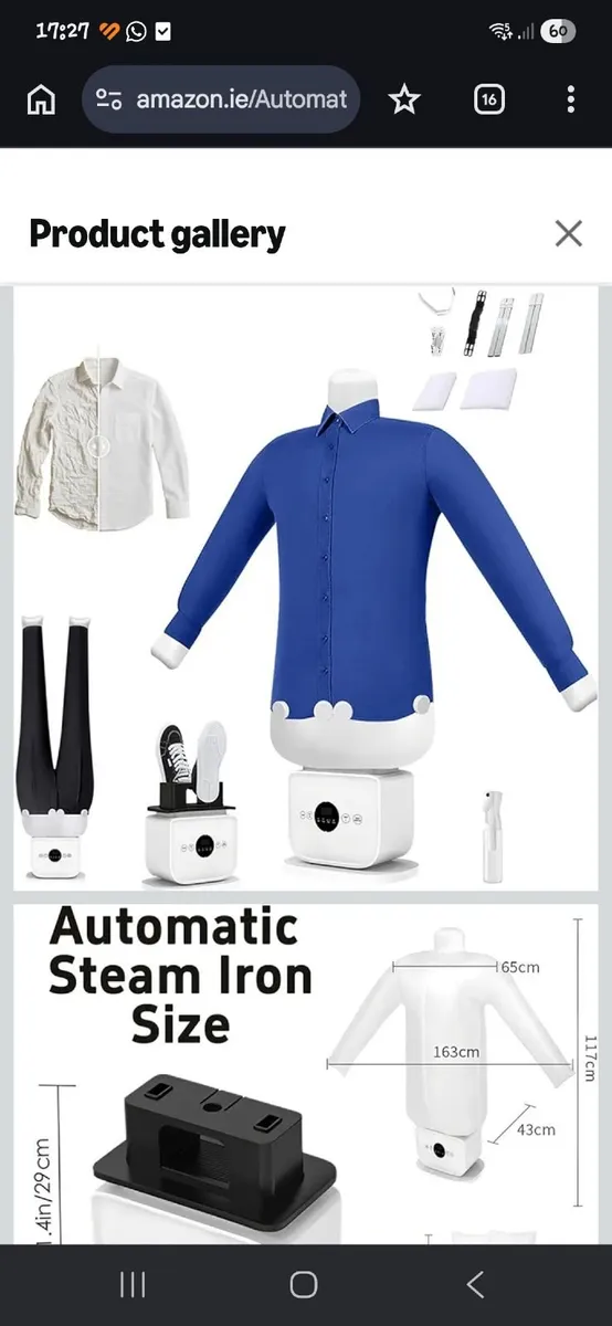 Automatic ironing machine 3 in 1 - Image 3