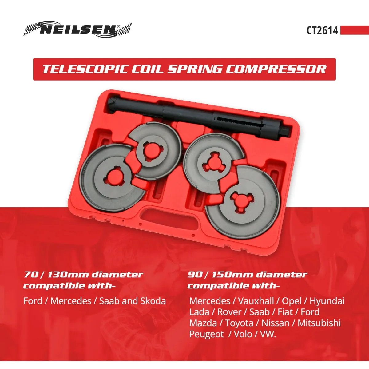 Telescopic Coil Spring Compressor - Image 2
