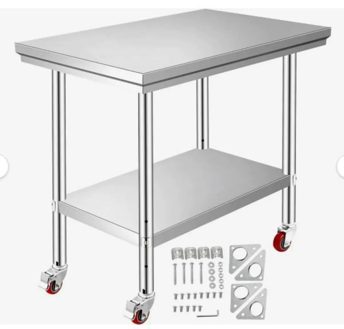 Stainless Steel Work Table 35 x 24 x 33 Inch - Image 1