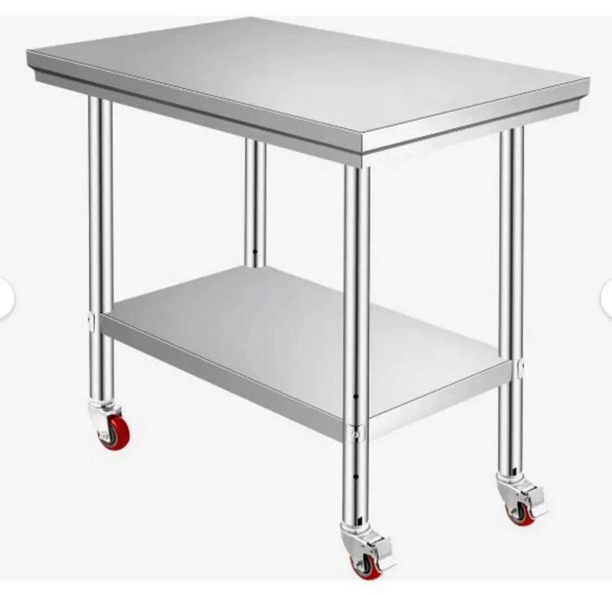 Stainless Steel Work Table 35 x 24 x 33 Inch - Image 2