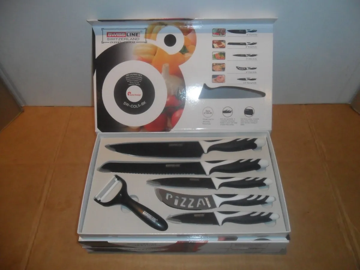 SWISS LINE Stainless Steel 5 Pcs - Knife set - Image 1