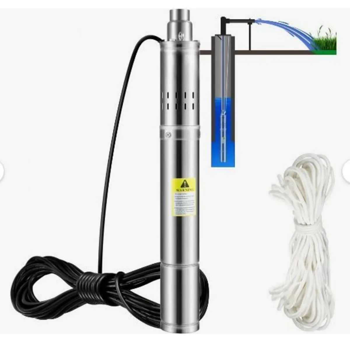 Deep Well Submersible Pump, 550W - Image 3