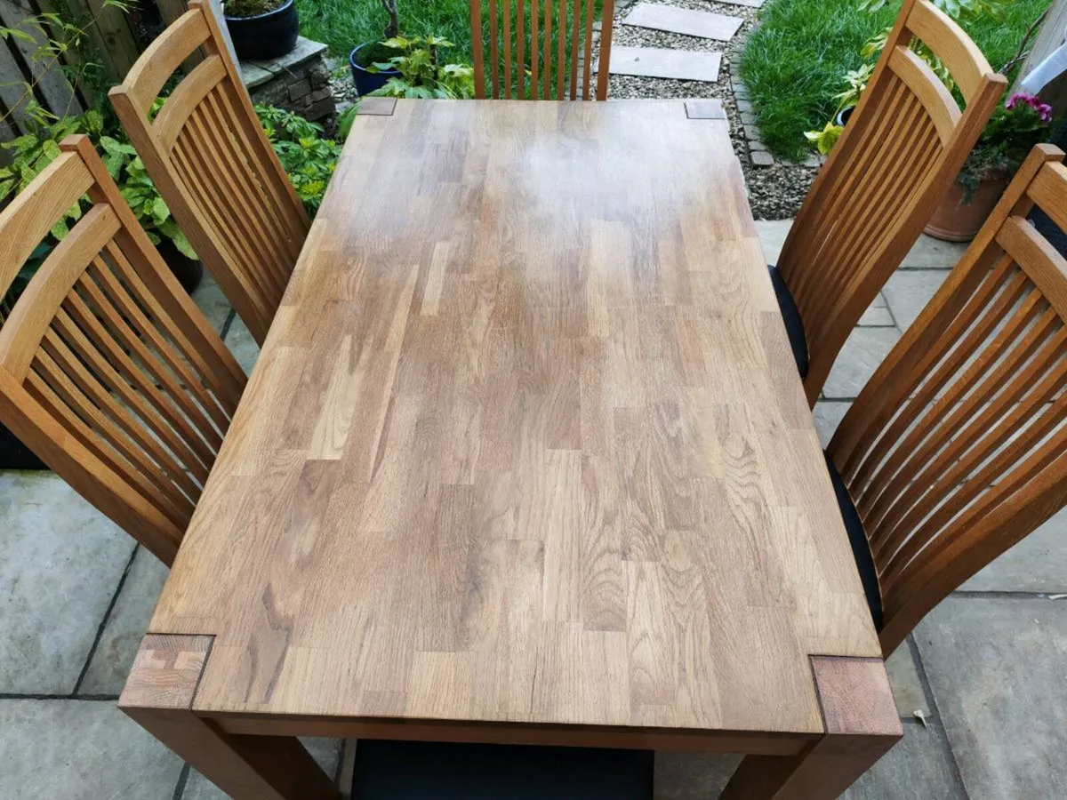 6 kitchen dining chairs - Image 2