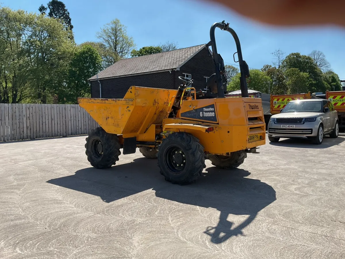 2018 THWAITES MACH2060 6Ton Front Tip Dumper - Image 4