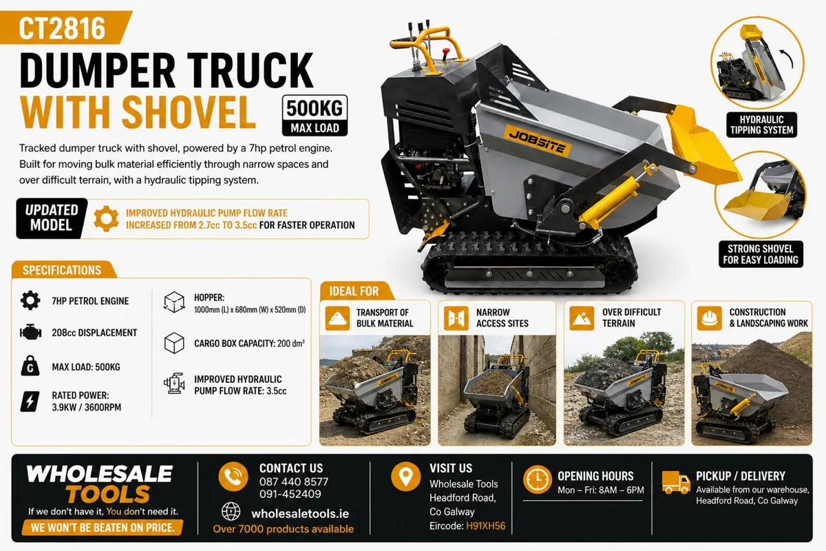 Dumper Truck with Shovel 500kg - Image 1