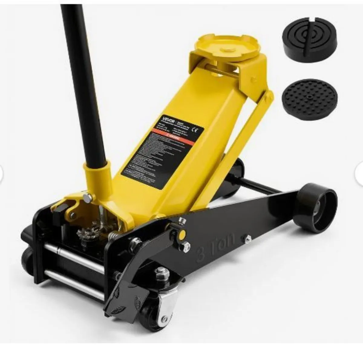 Low Profile Floor Jack, 3 Ton Capacity - Image 1