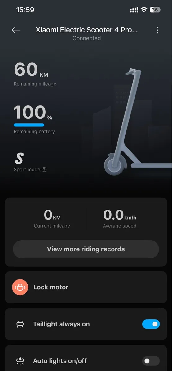 Xiaomi 4 Pro Electric Scooter - Image 4