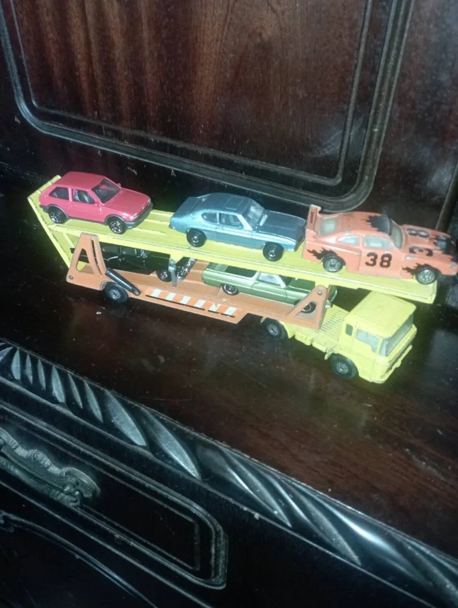 RARE VINTAGE SUPER  KINGS DAF CAR TRANSPORTER - Image 1