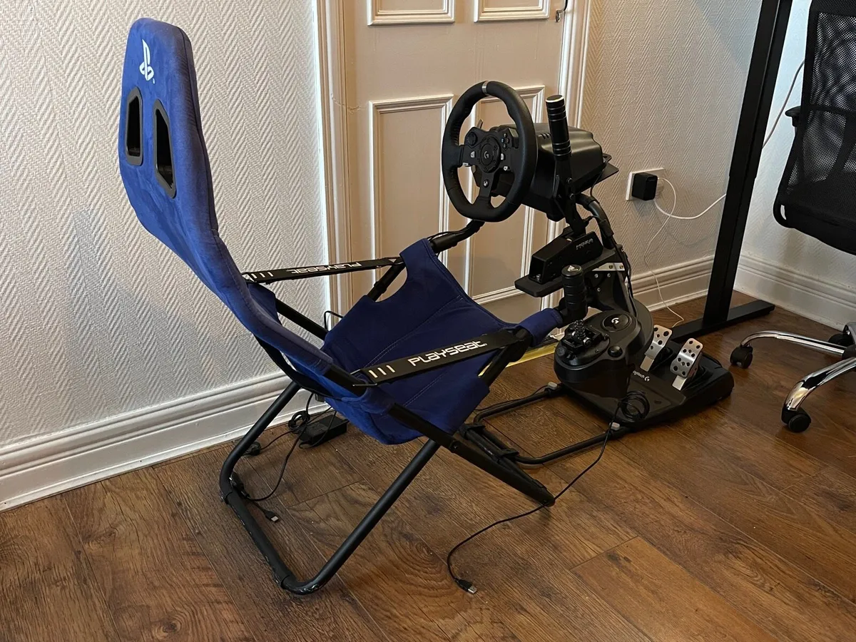 Logitech g920 wheel gearbox playseat handbreak - Image 1