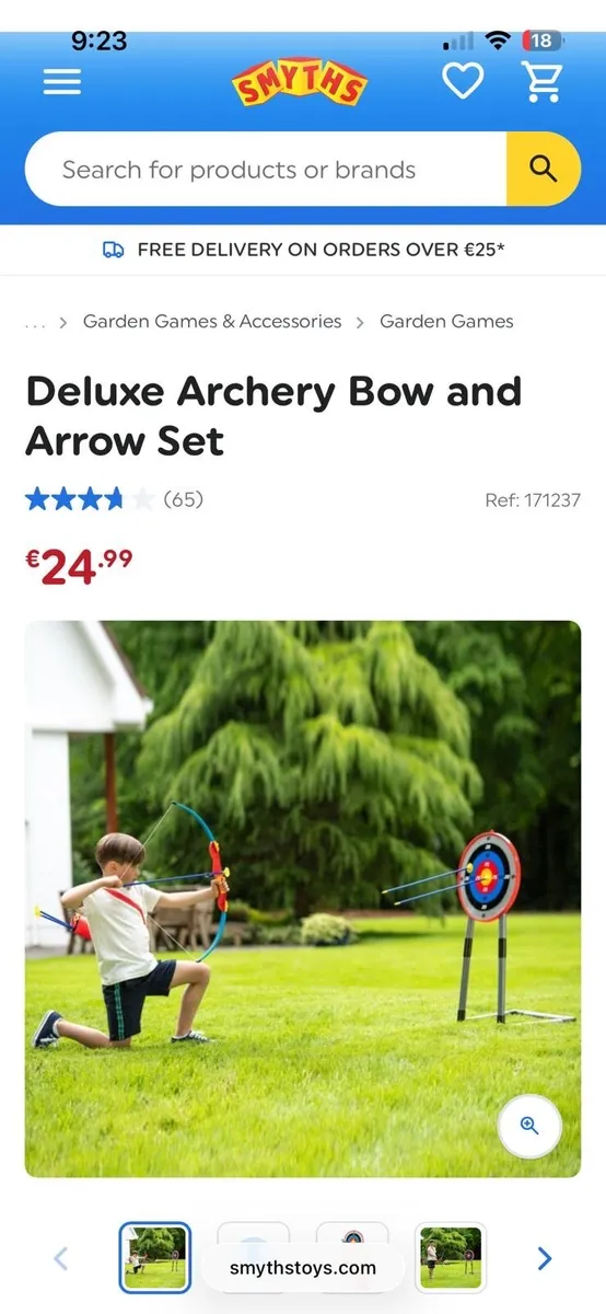 Bow and arrow set