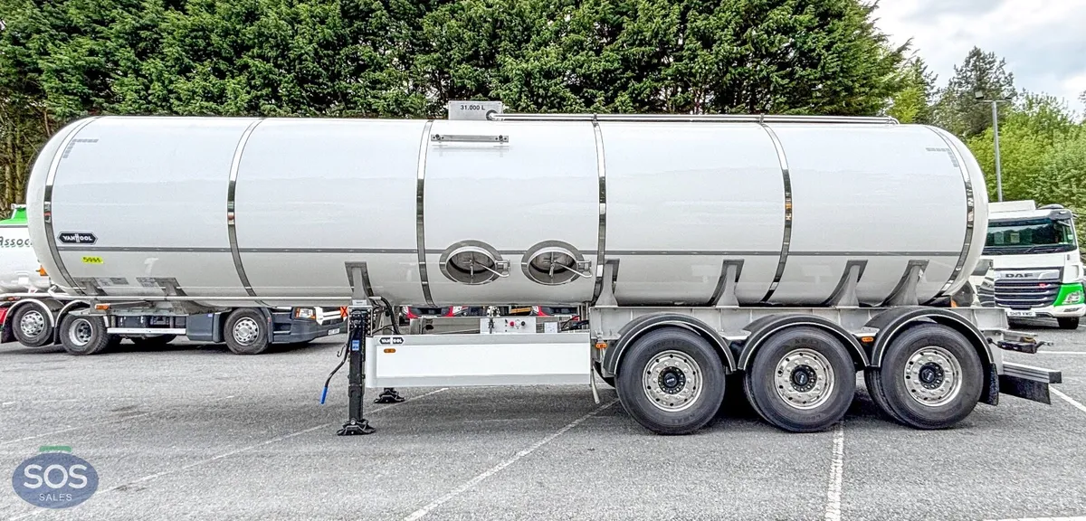 2026 Van Hool 31000L 1 Comp 1 Baffle Milk Tanker - Image 4