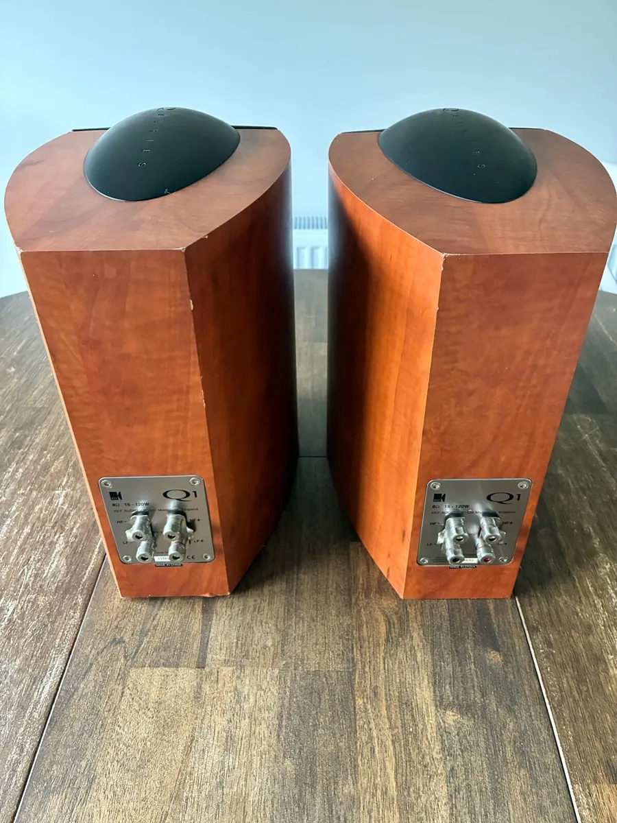 KEF Q1 Bookshelf Speakers Pair Uni-Q Driver iQ - Image 2