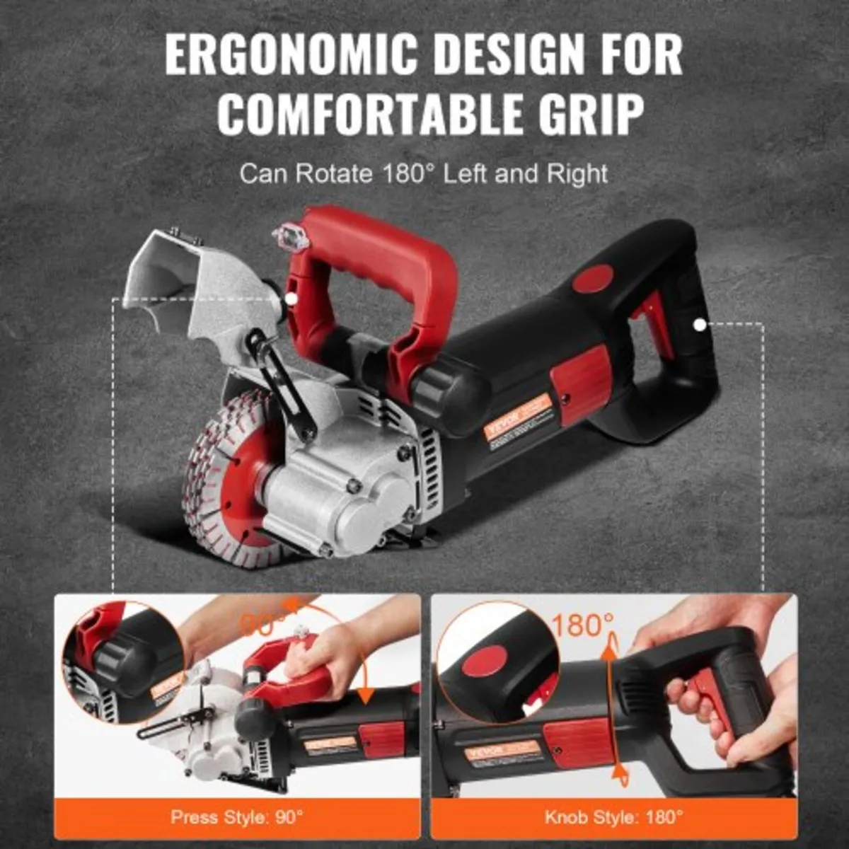 Wall Chaser, 34 mm Cutting Depth Wall Cutting Mach - Image 2