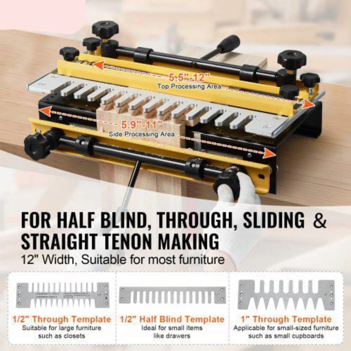 Dovetail Jig, 310 mm Width, Dove Tailing Router Ji - Image 4