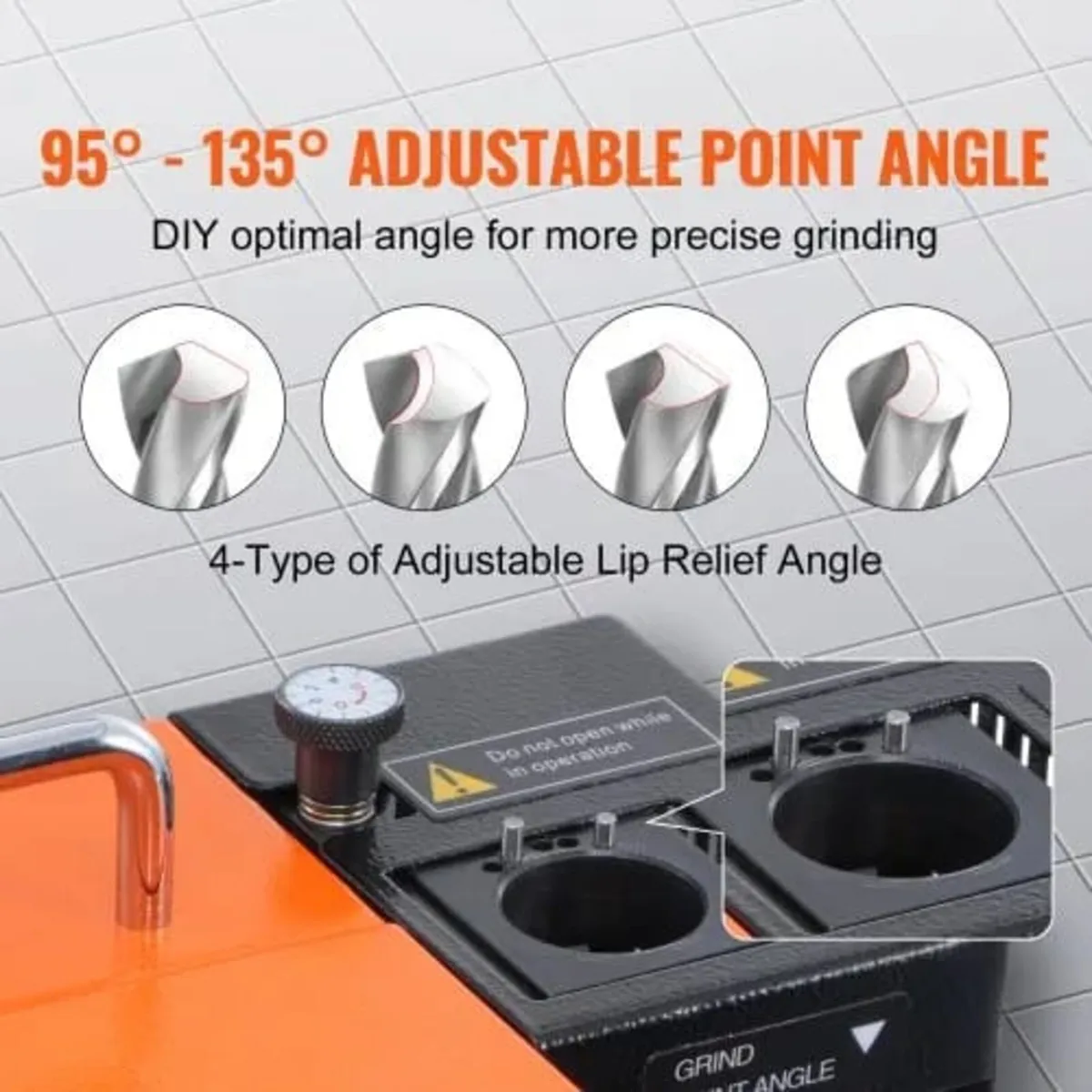 MR-13B Drill Bits Sharpener 3-13mm Bits Grinder Sh - Image 2