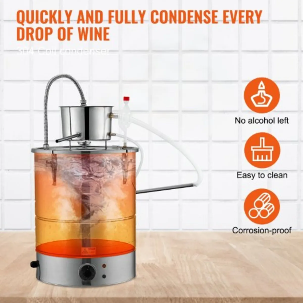Essential Oil Still Water Distiller 49.2L with Thu - Image 2