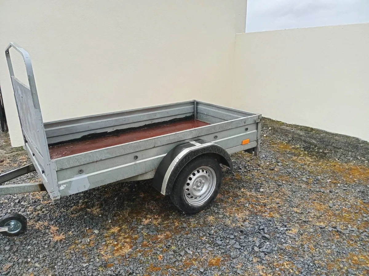 7FT x 3’11 Galvanised Car Trailer For Sale. - Image 2