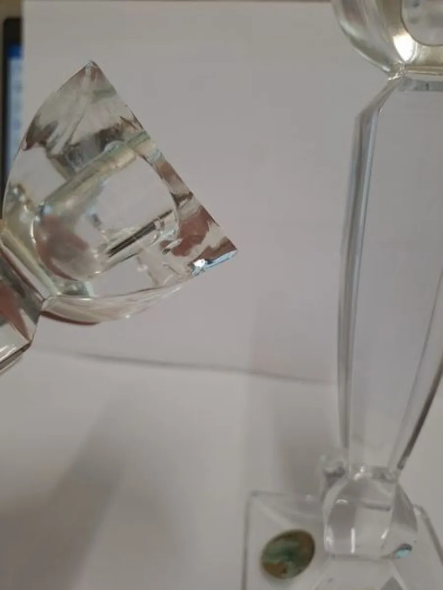 Derry Crystal candle sticks - Image 2