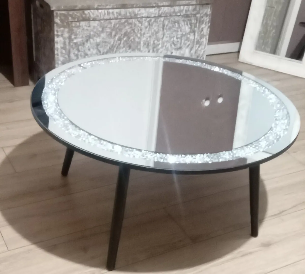 Coffee table and mirror - Image 1