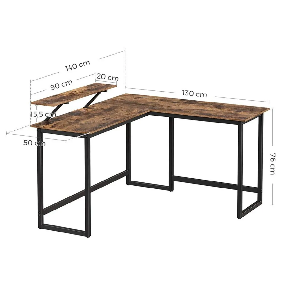 New Spacious Home Study Office Desk - FREE P&P - Image 2