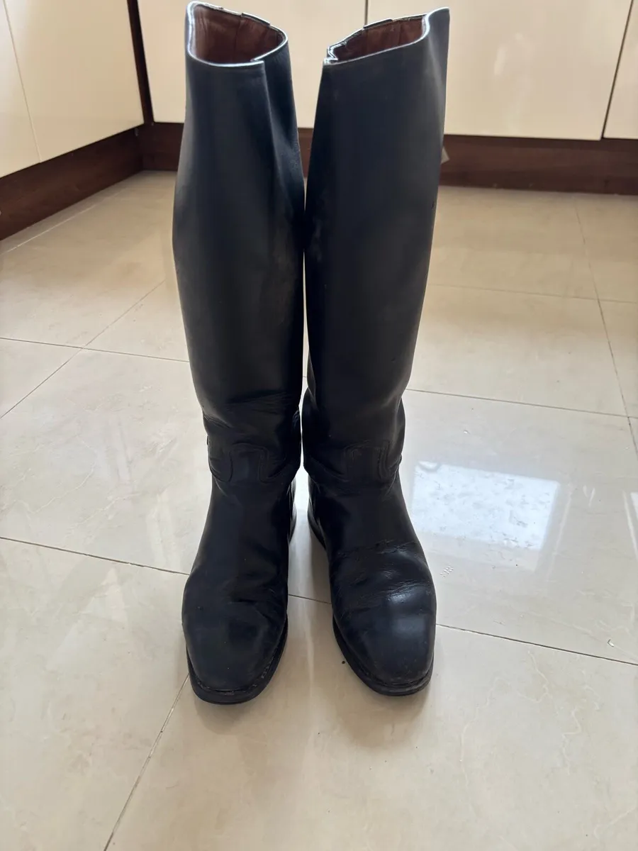 Ladies Leather Riding Boots - Image 1