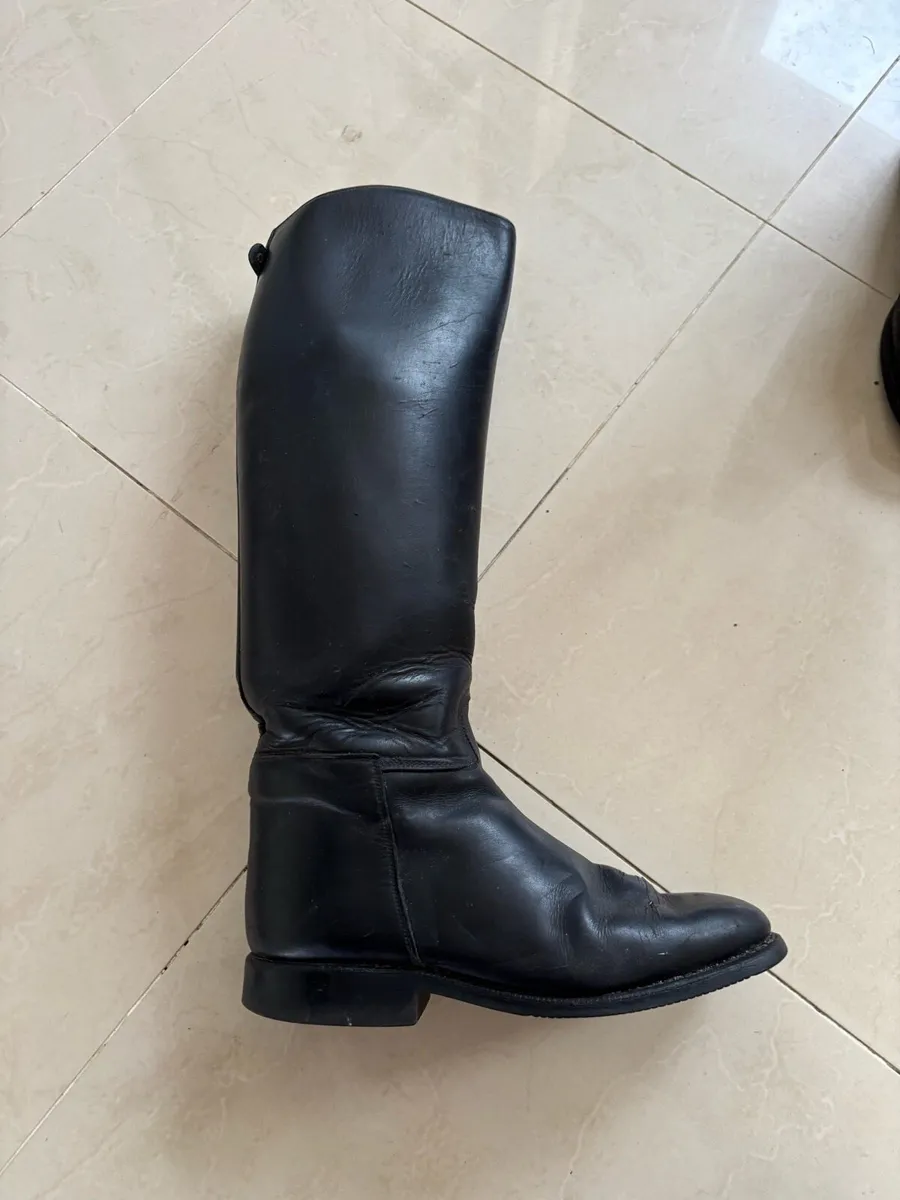 Ladies Leather Riding Boots - Image 2