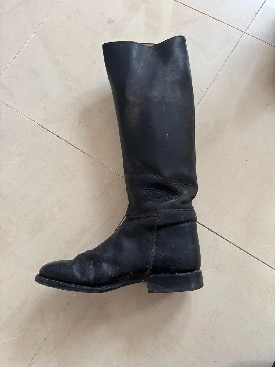 Ladies Leather Riding Boots - Image 3