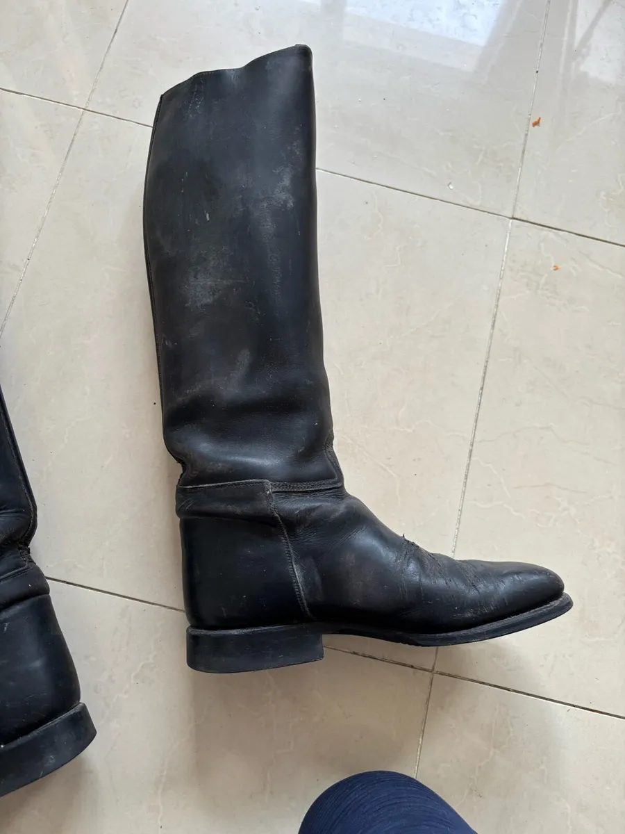 Ladies Leather Riding Boots - Image 4