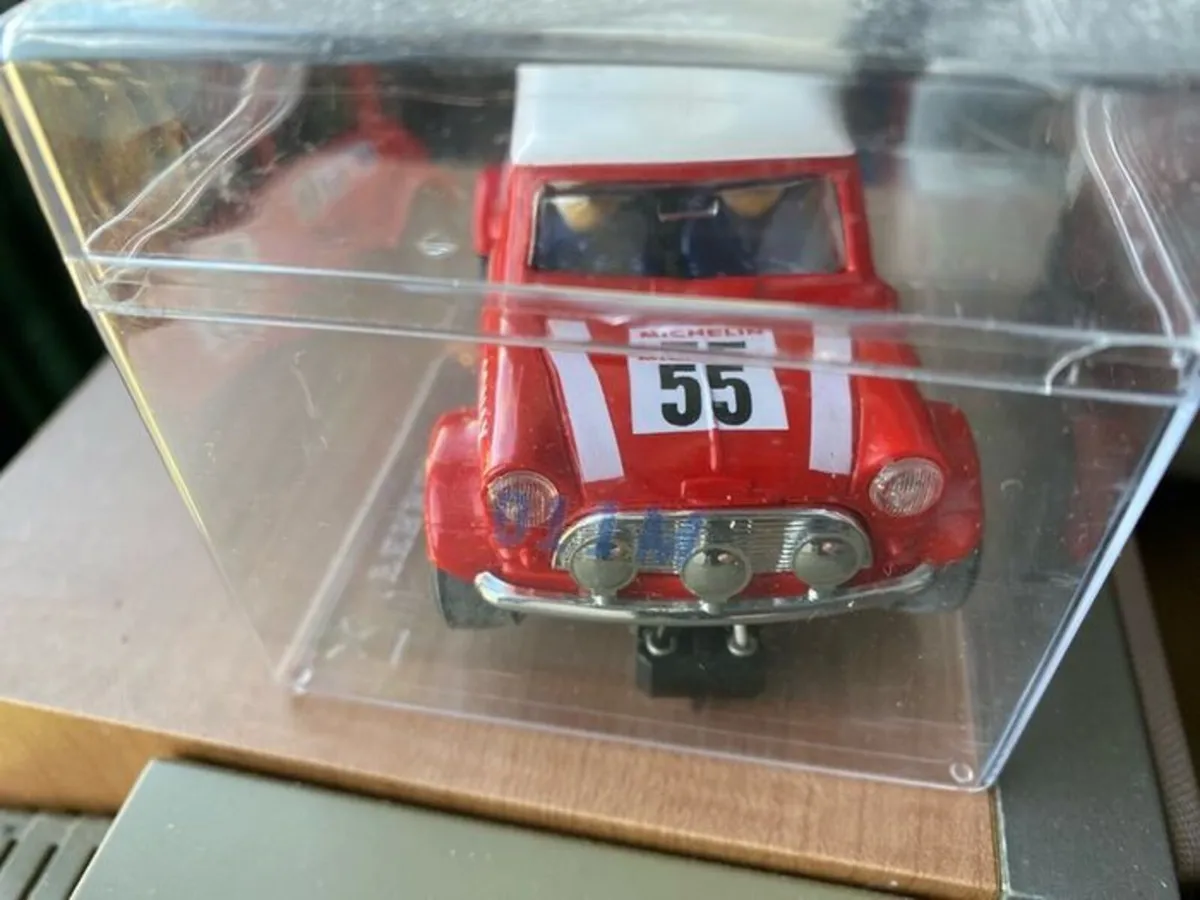SCALEXTRIC C2103 MINI COOPER RED SONAX #55 - Image 1