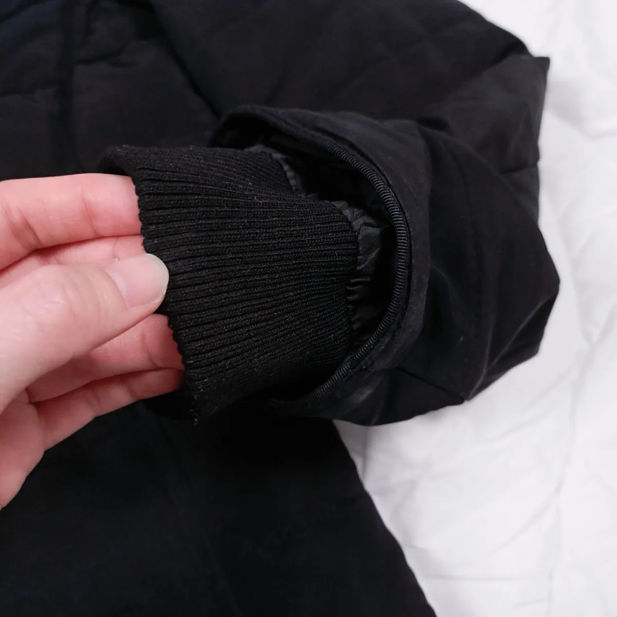 Per Una Black Quilted Puffer Jacket 14UK/42EU - Image 4
