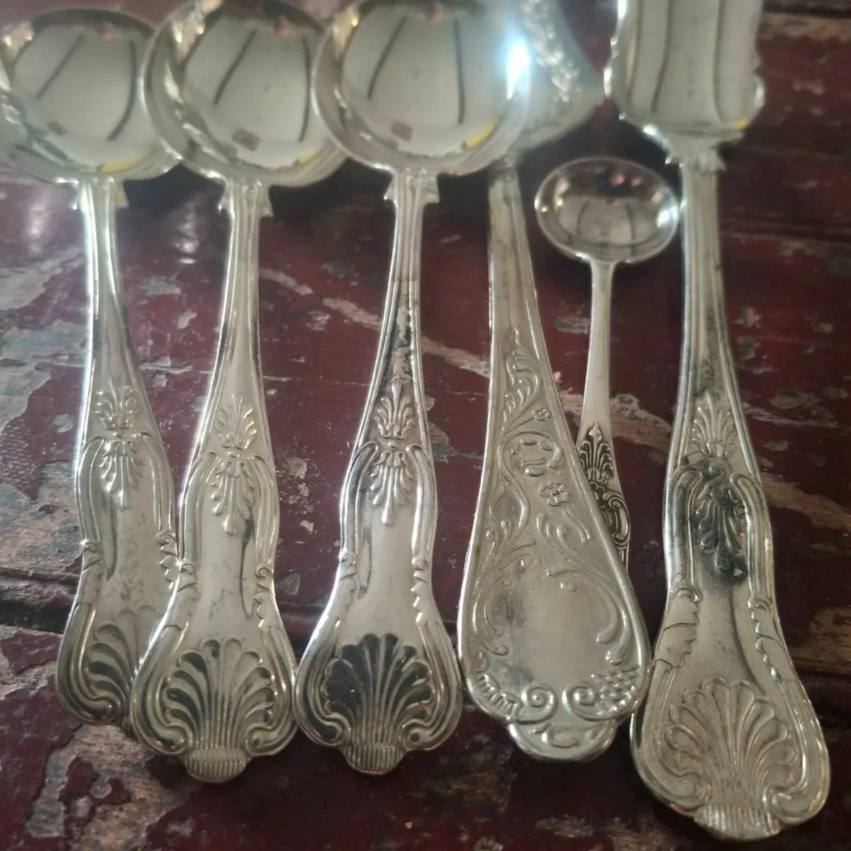 Silverplate Kings Pattern Set - Image 2