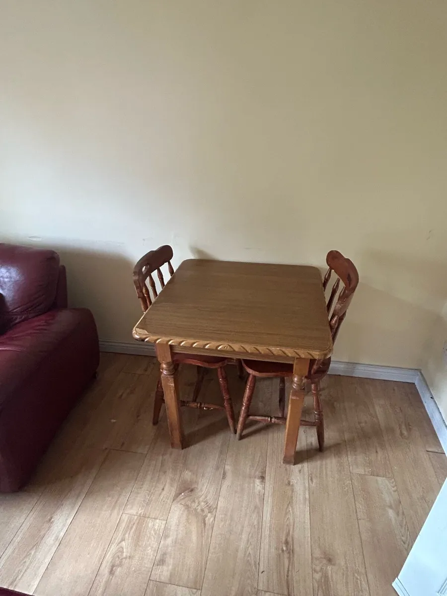 Small dining table and chairs