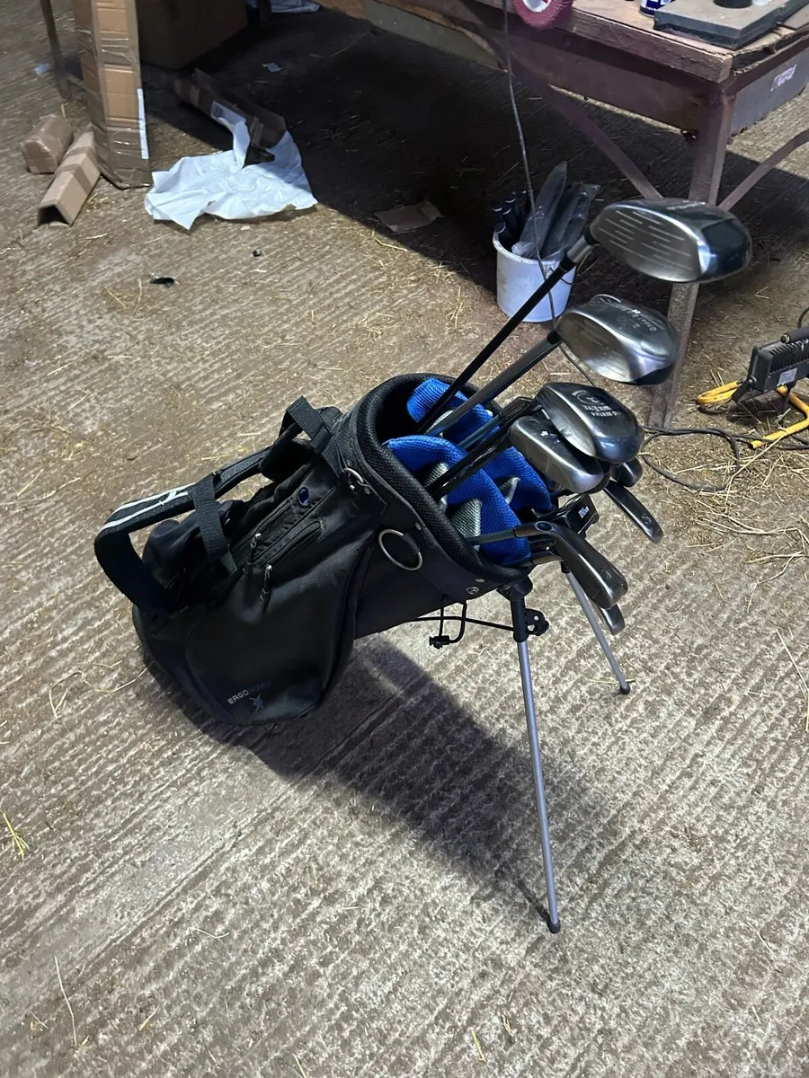 Full set of golf clubs with brand new grips - Image 2