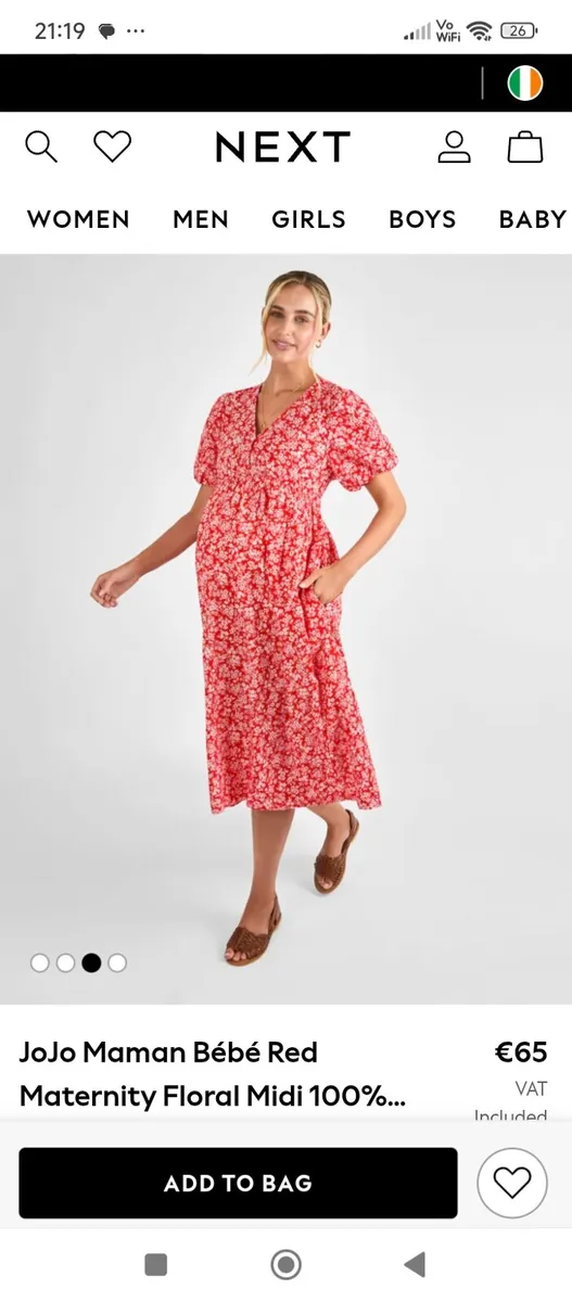 Maternity Dress, New, Size 8 - Image 2