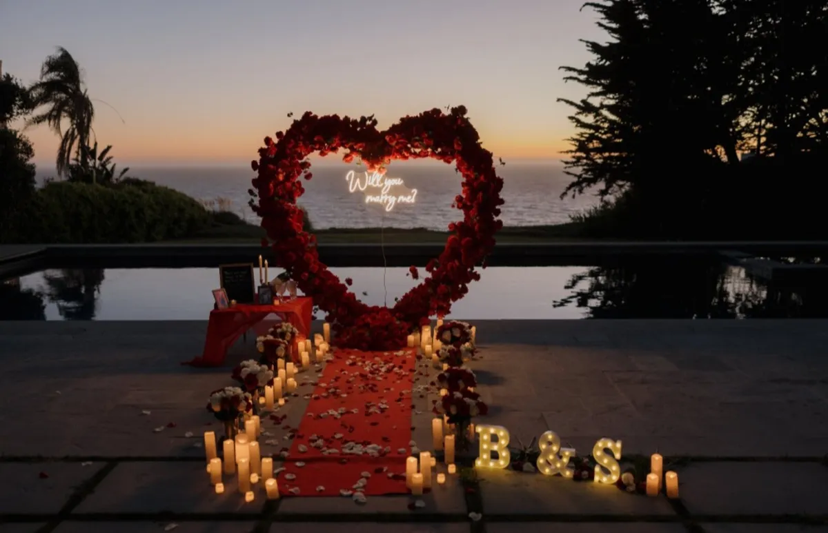 Flower Heart Will you marry me - Image 1