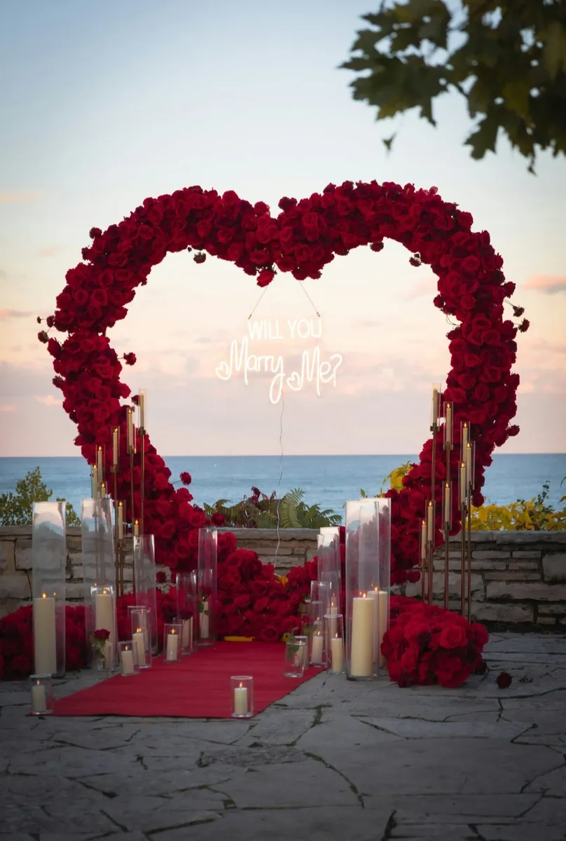 Flower Heart Will you marry me - Image 2