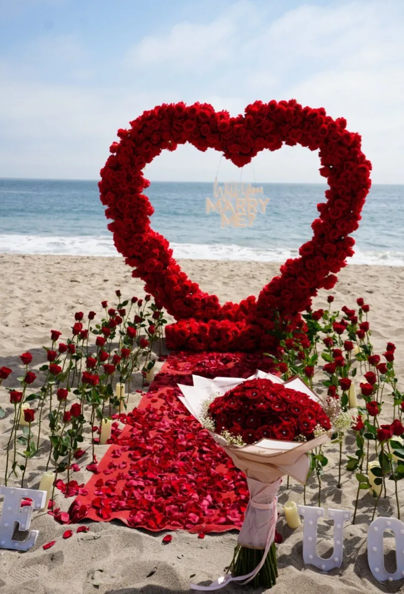 Flower Heart Will you marry me - Image 3